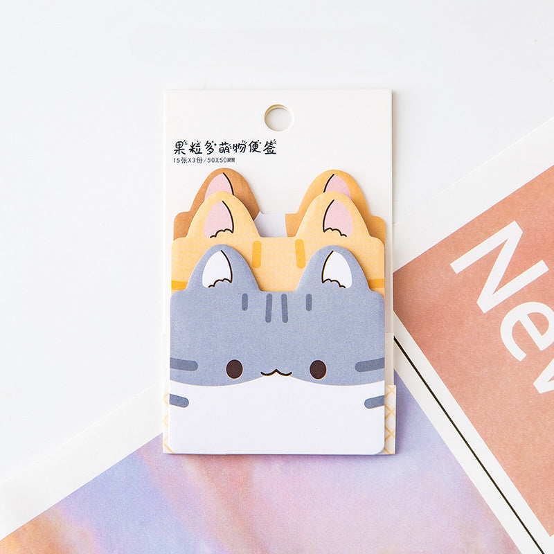 Wholesale Paper Cartoon Animal Sticky Notes